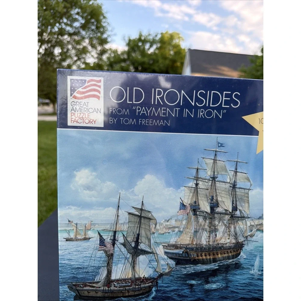 Old Ironsides Tom Freeman Payment In Iron 1000 Pcs Great American Puzzle Factory